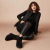 image:imageCUSHIONAIRE Womens Hipster pull on boot Memory FoamBlack Vegan Suede
