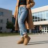 image:imageCUSHIONAIRE Womens Hipster pull on boot Memory FoamCheetah Genuine Suede