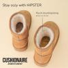 image:imageCUSHIONAIRE Womens Hipster pull on boot Memory FoamChestnut Genuine Suede