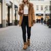 image:imageCUSHIONAIRE Womens Hipster pull on boot Memory FoamChestnut Genuine Suede
