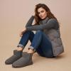 image:imageCUSHIONAIRE Womens Hipster pull on boot Memory FoamGrey Genuine Suede