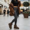 image:imageCUSHIONAIRE Womens Hipster pull on boot Memory FoamTaupe Genuine Suede