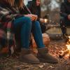 image:imageCUSHIONAIRE Womens Hipster pull on boot Memory FoamTaupe Genuine Suede