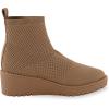 image:imageCUSHIONAIRE Womens Iggy stretch knit wedge boots Memory Foam Wide Widths AvailableTaupe