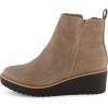 image:imageCUSHIONAIRE Womens Ilena wedge boot Memory Foam Wide Widths AvailableTaupe