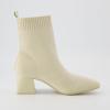 image:imageCUSHIONAIRE Womens Milo Stretch Ankle Sock Boot  Soft Knit Upper Memory Foam Padding Lightweight 175 Heel Wide Widths AvailableIvory