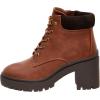 image:imageCUSHIONAIRE Womens Remy lace up heel bootie Memory FoamTan