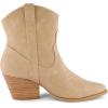 image:imageCUSHIONAIRE Womens Rocky Western boot with stitch detailing and Memory Foam padding Wide Widths AvailableTaupe