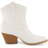 image:imageCUSHIONAIRE Womens Rocky Western boot with stitch detailing and Memory Foam padding Wide Widths AvailableWhite
