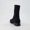 image:imageCUSHIONAIRE Womens Russel Knit Ankle Boot with Block Heel Memory Foam Wide Widths AvailableKnit Black