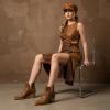 image:imageCUSHIONAIRE Womens Rustler Western bootie Memory Foam Wide Widths AvailableBrown