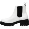 image:imageCUSHIONAIRE Womens Sasha slip on chelsea boot Memory FoamWhiteBlack