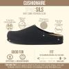 image:imageCUSHIONAIRE Womens Sils Knit Cork Footbed Clog with ComfortBlack