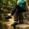 image:imageCUSHIONAIRE Womens Sils Knit Cork Footbed Clog with ComfortBlack