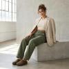 image:imageCUSHIONAIRE Womens Sils Knit Cork Footbed Clog with ComfortBrown