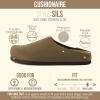 image:imageCUSHIONAIRE Womens Sils Knit Cork Footbed Clog with ComfortBrown