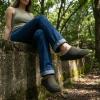 image:imageCUSHIONAIRE Womens Sils Knit Cork Footbed Clog with ComfortGreen