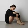 image:imageCUSHIONAIRE Womens Stiles high kitten heel boot with Memory FoamTan