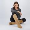 image:imageCUSHIONAIRE Womens Stiles high kitten heel boot with Memory FoamTan