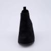 image:imageCUSHIONAIRE Womens Tito Wedge Bootie  Soft Vegan Suede Memory Foam Wide Width AvailableBlack
