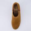 image:imageCUSHIONAIRE Womens Tito Wedge Bootie  Soft Vegan Suede Memory Foam Wide Width AvailableWhiskey