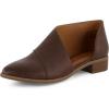 image:imageCUSHIONAIRE Puck LowCut Ankle Shootie Style Womens Shoes Low Heel Ankle Booties for Women with Memory FoamBrown