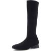 image:imageCUSHIONAIRE Rialto Womens KneeHigh Stretch Boot  SlipOn Tall Shaft Boot with Memory Foam amp Low Block HeelKnit Black