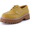 image:imageCUSHIONAIRE Womens Beam Chunky Boat Loafer Memory Foam Wide Widths AvailableHoney