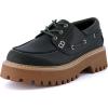 image:imageCUSHIONAIRE Womens Beam Chunky Boat Loafer Memory Foam Wide Widths AvailableOlive