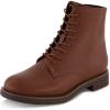 image:imageCUSHIONAIRE Womens Bespoke lace up Boot Memory Foam Wide Widths AvailableCognac
