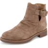 image:imageCUSHIONAIRE Womens Burke Buckle boot Memory Foam Wide Widths AvailableTaupe