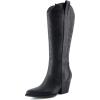 image:imageCUSHIONAIRE Womens Caress tall western boot Memory Foam Wide Widths AvailableBlack