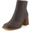 image:imageCUSHIONAIRE Womens Dante block heel dress boot Memory Foam Wide Widths AvailableDark Gray
