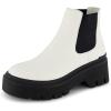 image:imageCUSHIONAIRE Womens Dive Slip on Chelsea Boot Memory FoamWhite