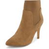 image:imageCUSHIONAIRE Womens Geneva Stretch dress bootie with Memory Foam Padding Wide Widths AvailableCamel