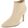image:imageCUSHIONAIRE Womens Genie Stretch Knit Heel Bootie Memory Foam padding Wide Widths AvailableIvory
