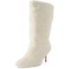 image:imageCUSHIONAIRE Womens Posh Faux Shearling Furry Boot with Stiletto Heel Memory Foam Wide Widths AvailableBeige Fur