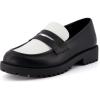 image:imageCUSHIONAIRE Womens Reggio BlackWhite Slip on Loafer Memory Foam Wide Widths AvailableWhiteBlack