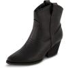 image:imageCUSHIONAIRE Womens Rocky Western boot with stitch detailing and Memory Foam padding Wide Widths AvailableBlack