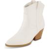 image:imageCUSHIONAIRE Womens Rocky Western boot with stitch detailing and Memory Foam padding Wide Widths AvailableWhite