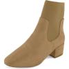 image:imageCUSHIONAIRE Womens Romi block heel stretch boot with Memory Foam Padding Wide Widths AvailableTaupe
