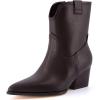 image:imageCUSHIONAIRE Womens Roxy Western boot Memory Foam Wide Widths AvailableChocolate