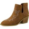 image:imageCUSHIONAIRE Womens Rustler Western bootie Memory Foam Wide Widths AvailableBrown