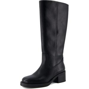 image:imageCUSHIONAIRE Sawyer Tall Chunky Heel Womens Boots  Pull On Casual Knee High Boots for WomenBlack