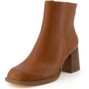 image:imageCUSHIONAIRE Womens Dante block heel dress boot Memory Foam Wide Widths AvailableCognac