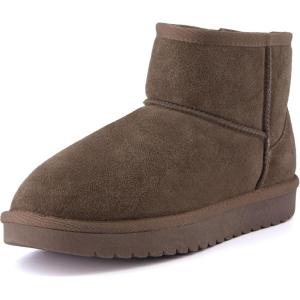 image:imageCUSHIONAIRE Womens Hipster pull on boot Memory FoamTaupe Genuine Suede