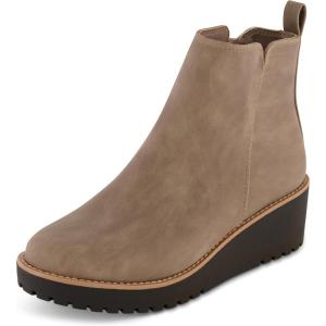 image:imageCUSHIONAIRE Womens Ilena wedge boot Memory Foam Wide Widths AvailableTaupe