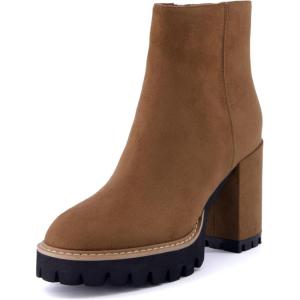 image:imageCUSHIONAIRE Womens Ringo platform heel boot Memory Foam Wide Widths AvailableBrown
