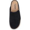 image:imageCUSHIONAIRE Womens Clay Genuine Leather footbed clog with Comfort paddingBlack