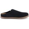 image:imageCUSHIONAIRE Womens Clay Genuine Leather footbed clog with Comfort paddingBlack